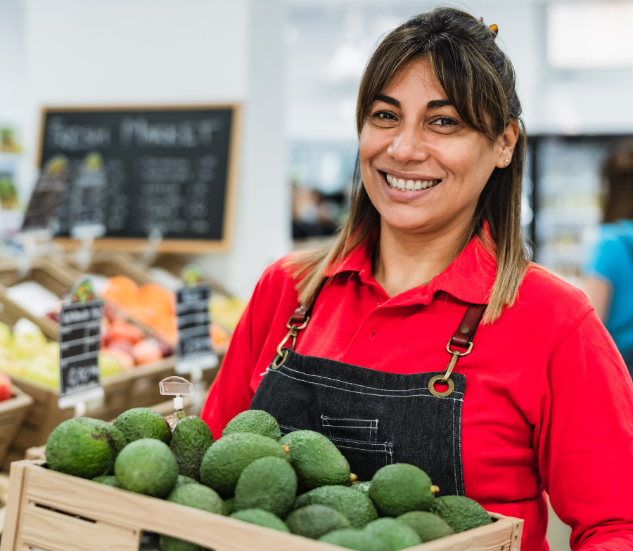 Mujer sonriendo